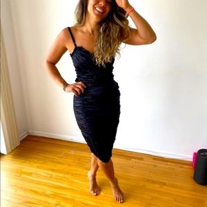 Dolce & Gabbana ruched body-con cocktail dress